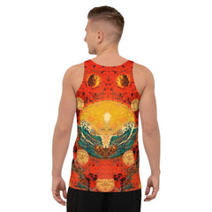 Serene Surf Moments All-Over Print Tank Tee - Beyond T-shirts