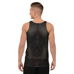 Retro Geometric All-Over Print Men's Tank Top - Beyond T-shirts