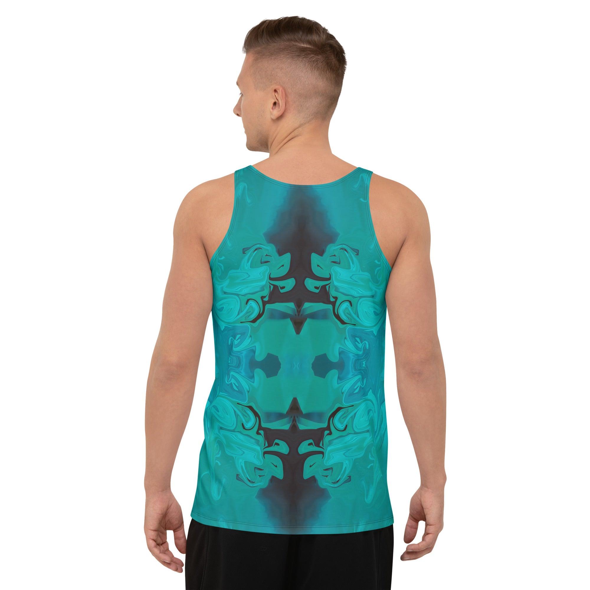 Retro Neon All-Over Print Men's Tank Top - Beyond T-shirts