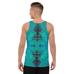 Retro Neon All-Over Print Men's Tank Top - Beyond T-shirts