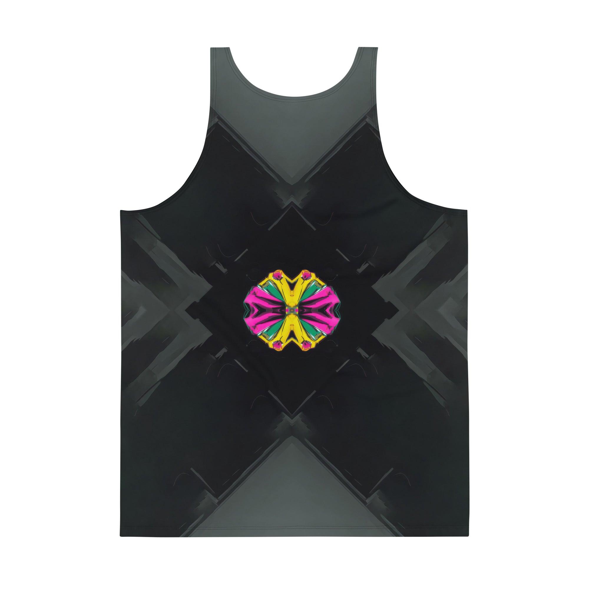 Futuristic Lines All-Over Print Men's Tank Top - Beyond T-shirts