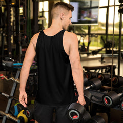 Dynamic Lines All-Over Print Men's Tank Top" - Beyond T-shirts