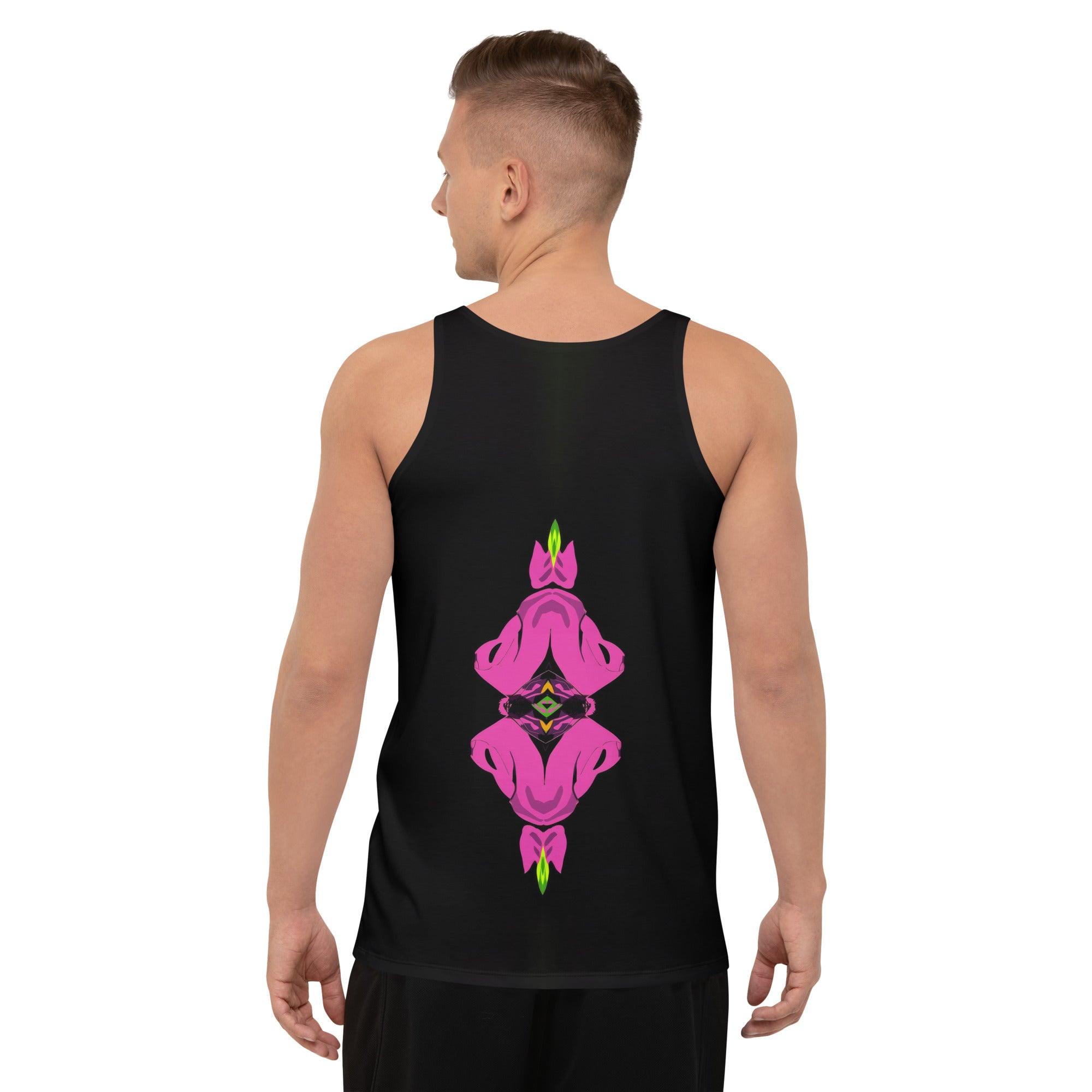 Bold Geometric All-Over Print Men's Tank Top - Beyond T-shirts