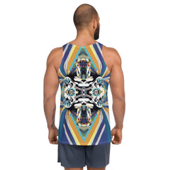 Fusion Groove Men's All-Over Print Tank Top - Beyond T-shirts