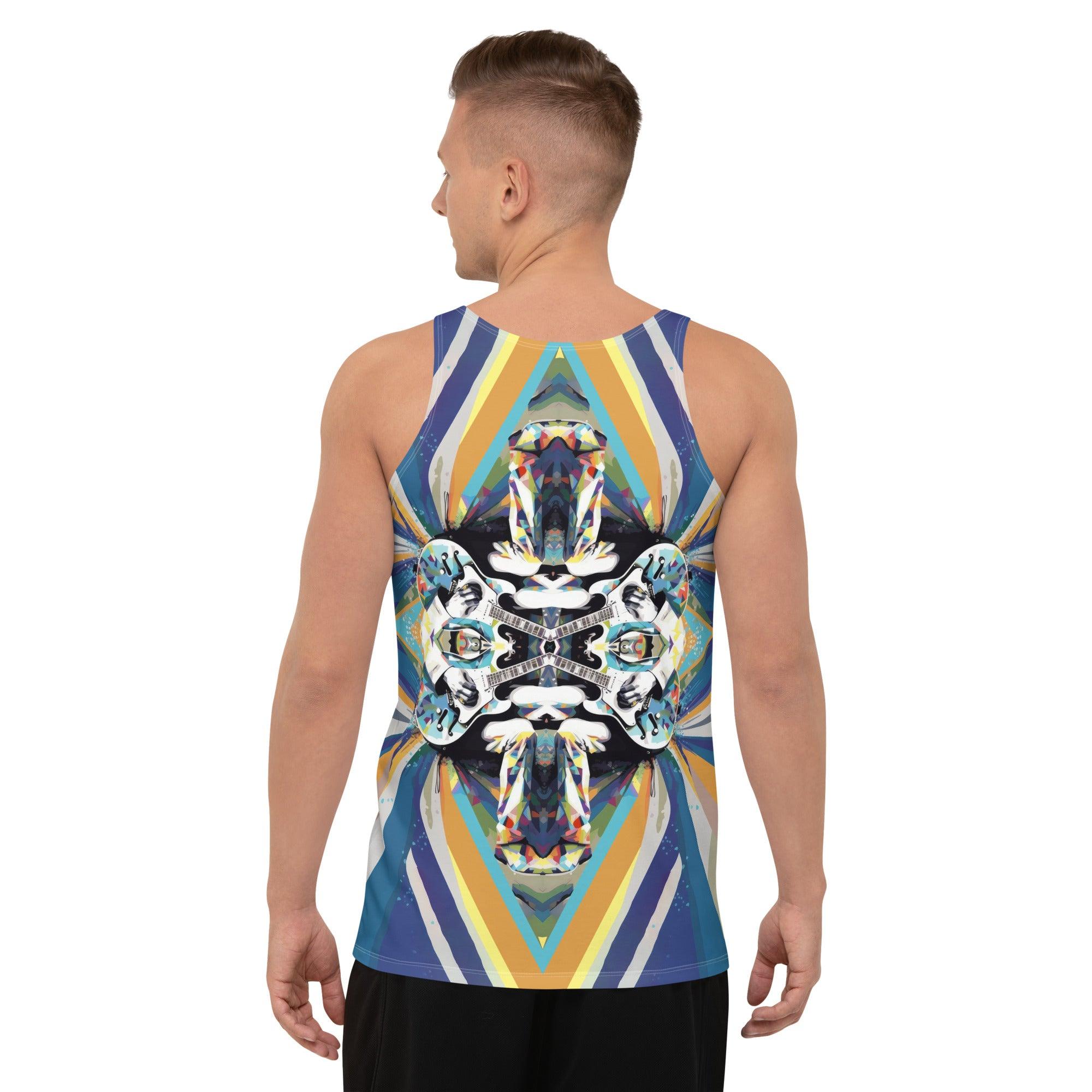 Fusion Groove Men's All-Over Print Tank Top - Beyond T-shirts