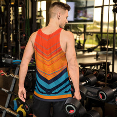 Vibrant Vogue All-Over Print Men's Tank Top - Beyond T-shirts