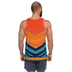 Vibrant Vogue All-Over Print Men's Tank Top - Beyond T-shirts