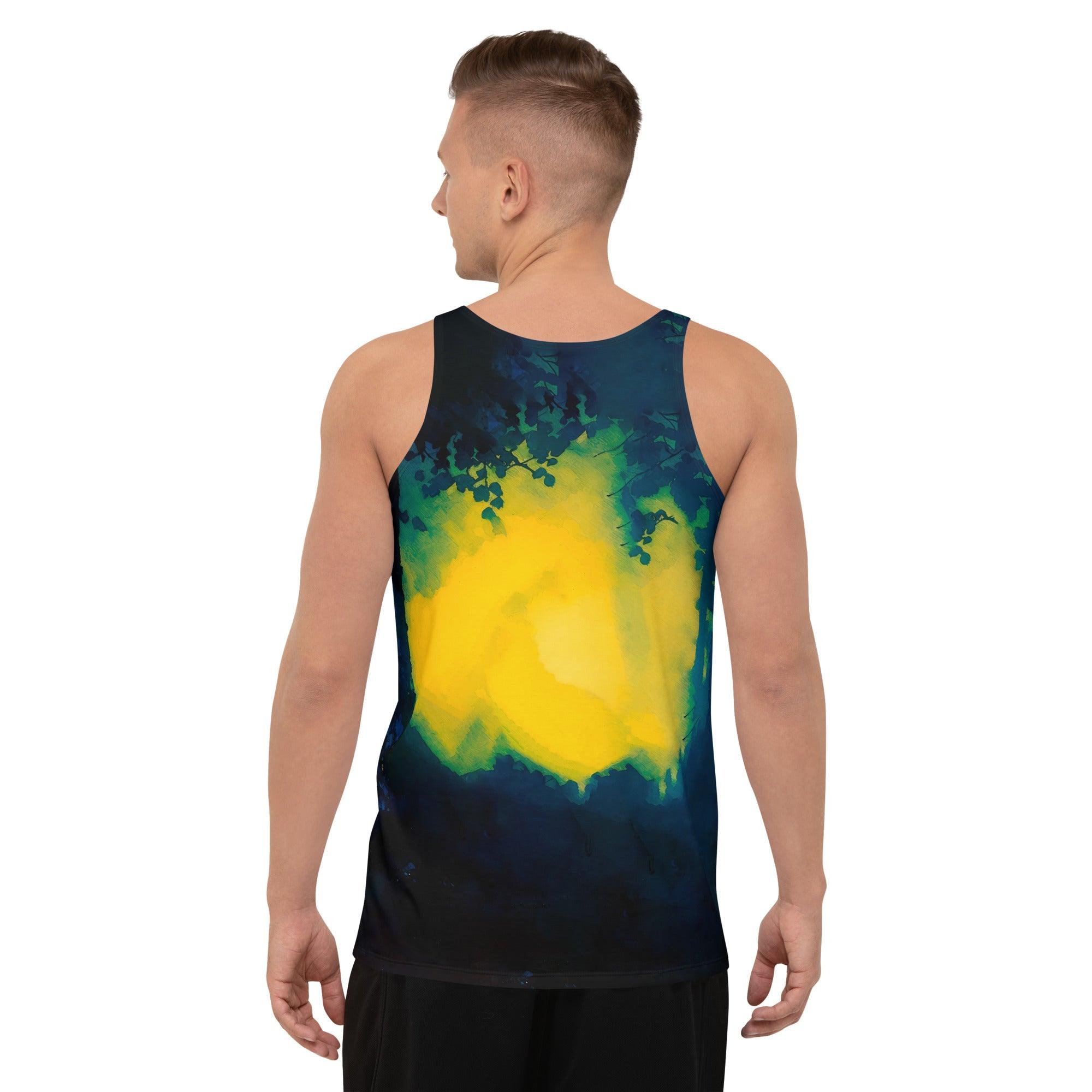 Retro Vinyl Record Men's Tank Top - Music Lover's Delight - Beyond T-shirts