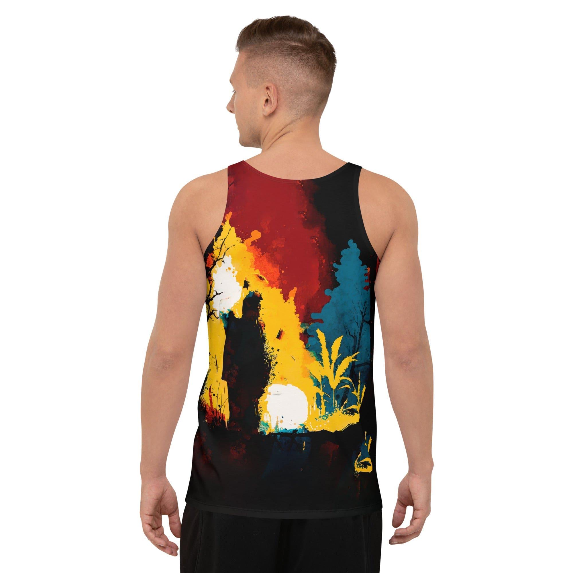 Music-Inspired All-Over Print Men's Tank Top - Beyond T-shirts