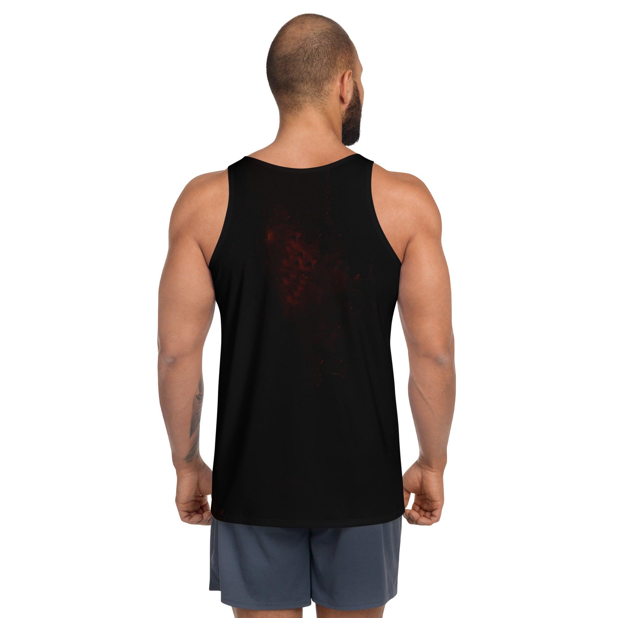 Harmonious Vibes: Men's All-Over Print Music Tank - Beyond T-shirts