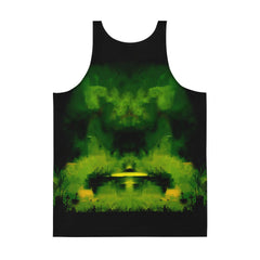 Cemetery Midnight Feast Men's Halloween Tank Top - Beyond T-shirts