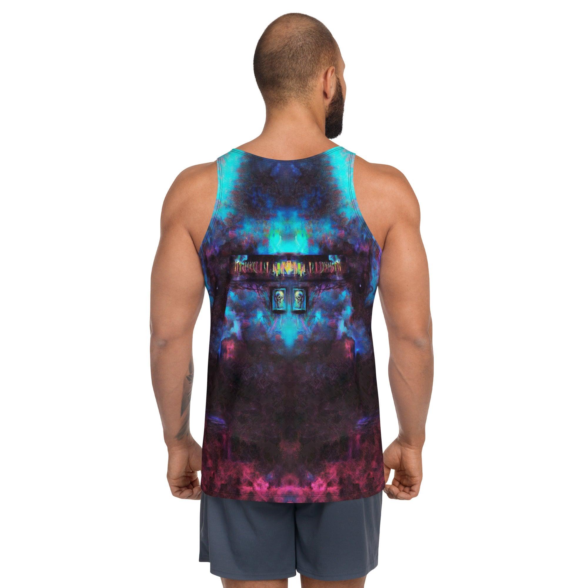 Grim and Grinning Men's All-Over Print Halloween Tank - Beyond T-shirts