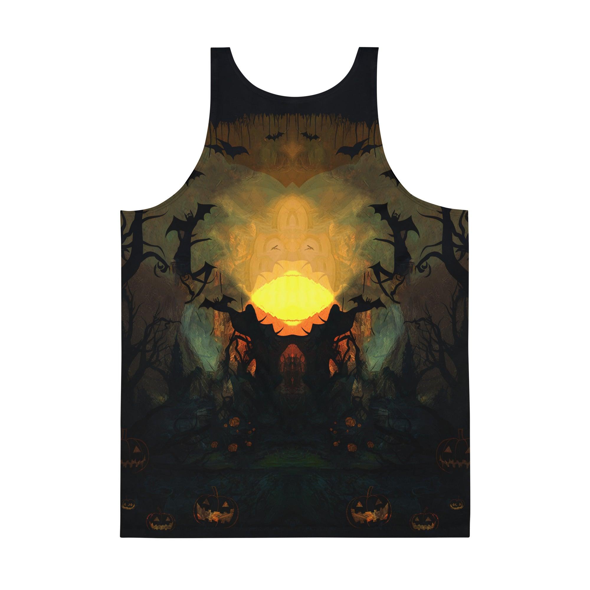 Eyes Of The Werewolf Men's Halloween Tank Top - Beyond T-shirts