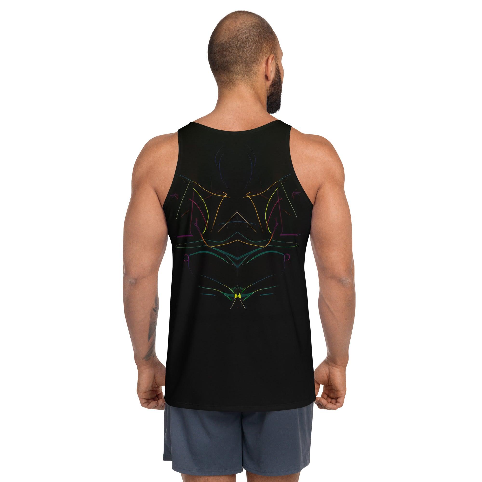 Minimalist Geometric Vibes Men's All-Over Print Tank Top - Beyond T-shirts