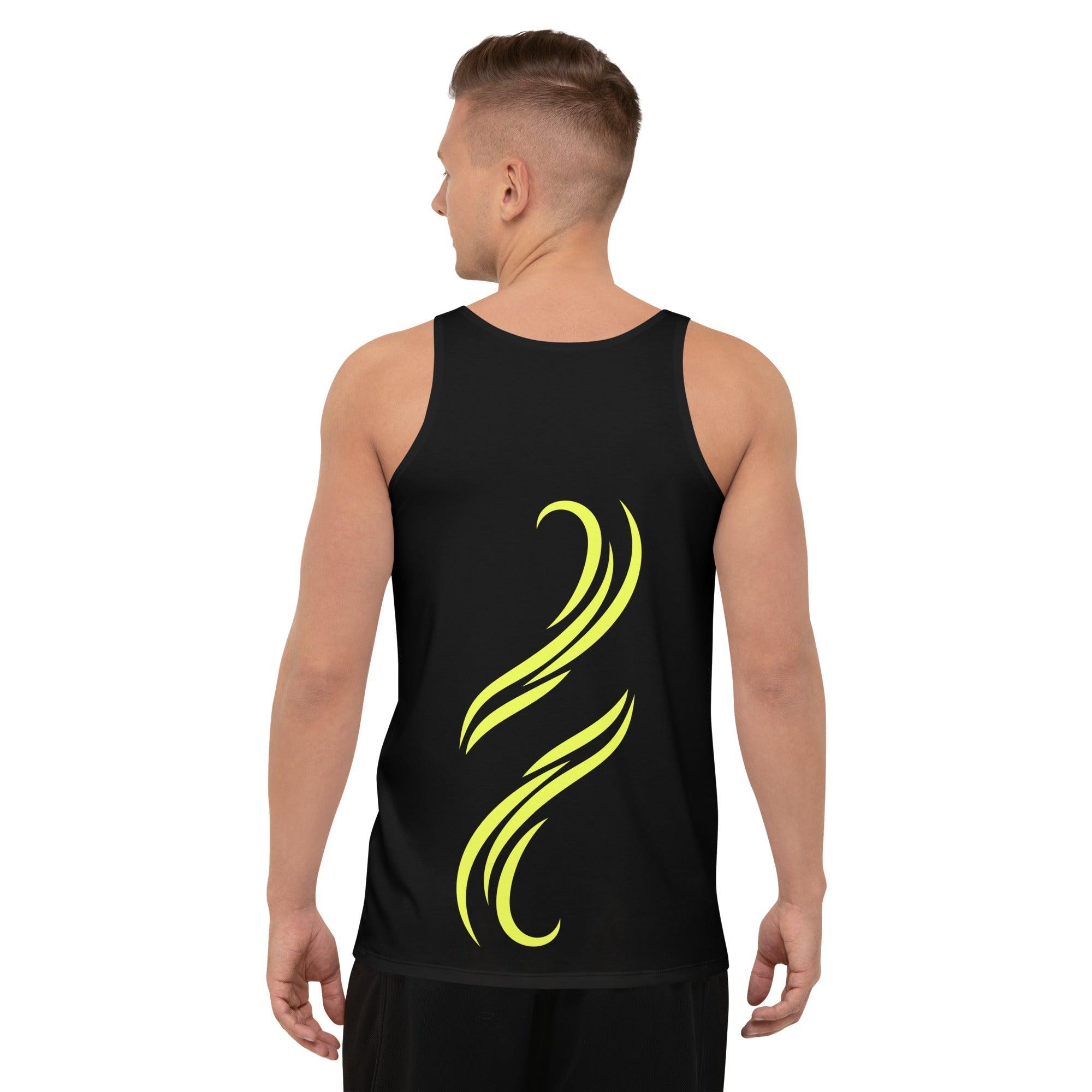 Abstract Art Fusion Men's All-Over Print Tank Top - Beyond T-shirts