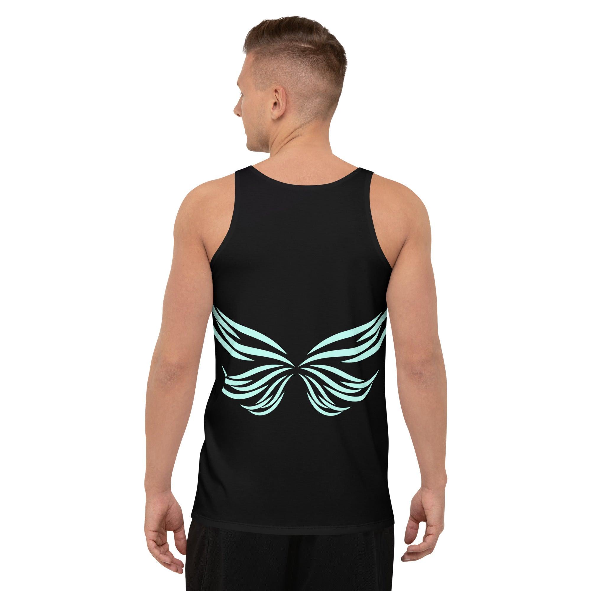 Modern Minimalist Chic Men's All-Over Print Tank Top - Beyond T-shirts