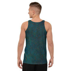 Retro Vinyl Groove Men's Tank Top - Beyond T-shirts