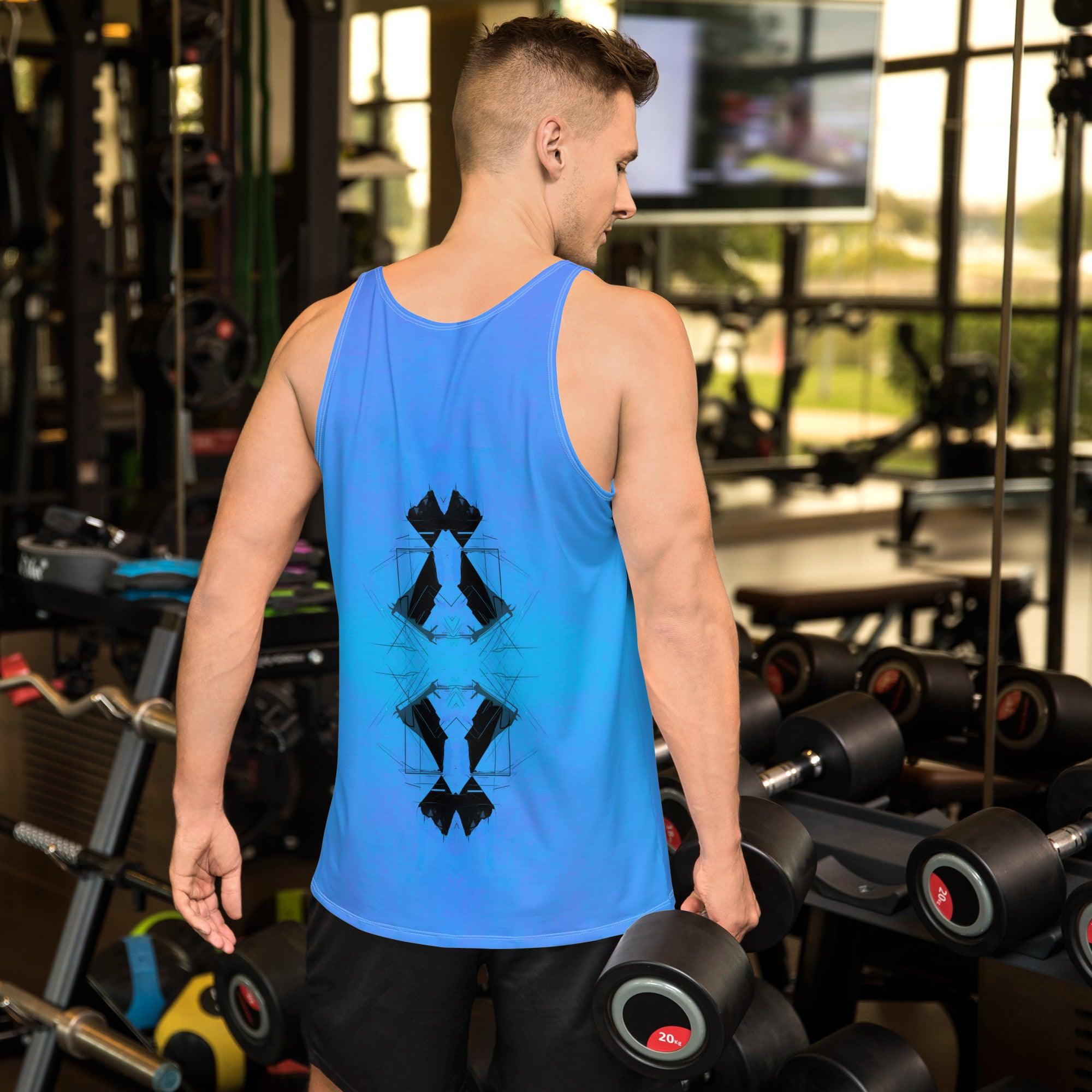 Retro Vibes Revival All-Over Print Men's Tank Top - Beyond T-shirts