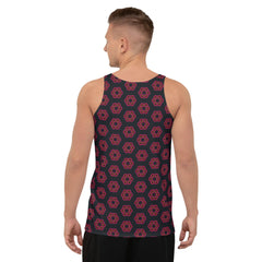 Artful Asymmetry All-Over Print Men's Tank Top