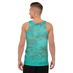 Weathered Stone All-Over Print Men's Tank Top