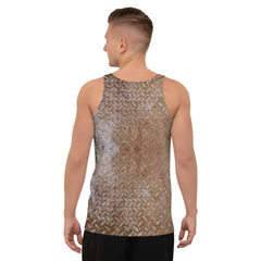 Cozy Chenille Texture Men's Tank Top
