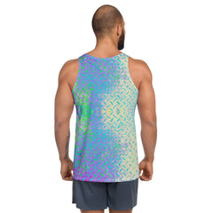 Linen Serenity Texture Men's Tank Top