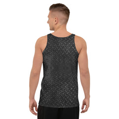 Linen Luxury Texture Men's Tank Top