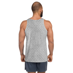 Diamond Jacquard Texture Men's Tank Top