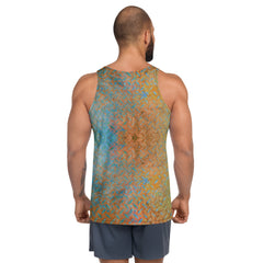 Sateen Serenity Texture Men's Tank Top