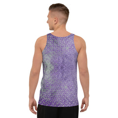 Linen Elegance Texture Men's Tank Top
