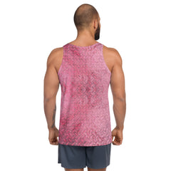 Satin Serenity Texture Men's Tank Top