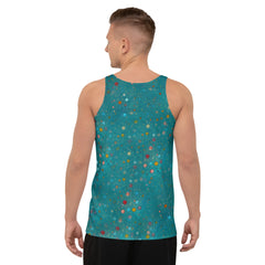 Jazz Cat All-Over Print Men's Tank Top