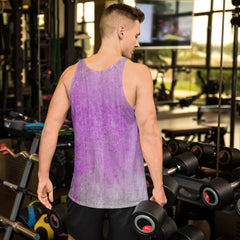 Jacquard Jet Texture Men's Tank Top