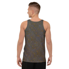 Urban Tiger Street Style All-Over Print Men's Tank Top