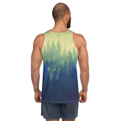 Laid-Back Sloth Relaxation All-Over Print Men's Tank Top
