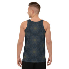 Dynamic Dolphin Surfer All-Over Print Men's Tank Top