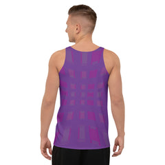 Close-up of Urban Maze Men's Tank Top fabric detail