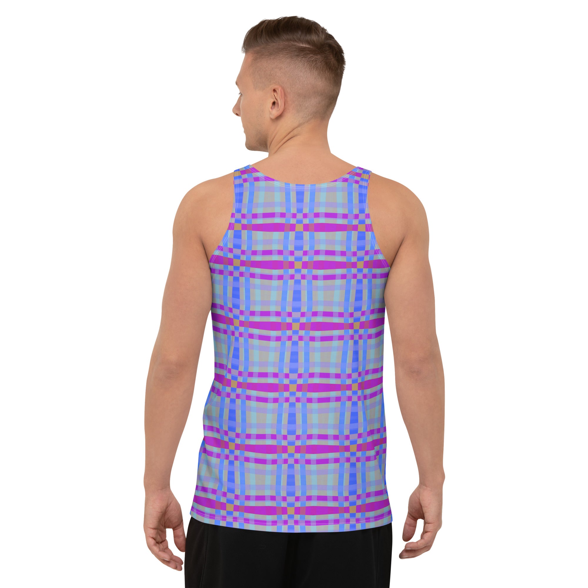 Athlete wearing Matrix Fusion Men's Tank Top