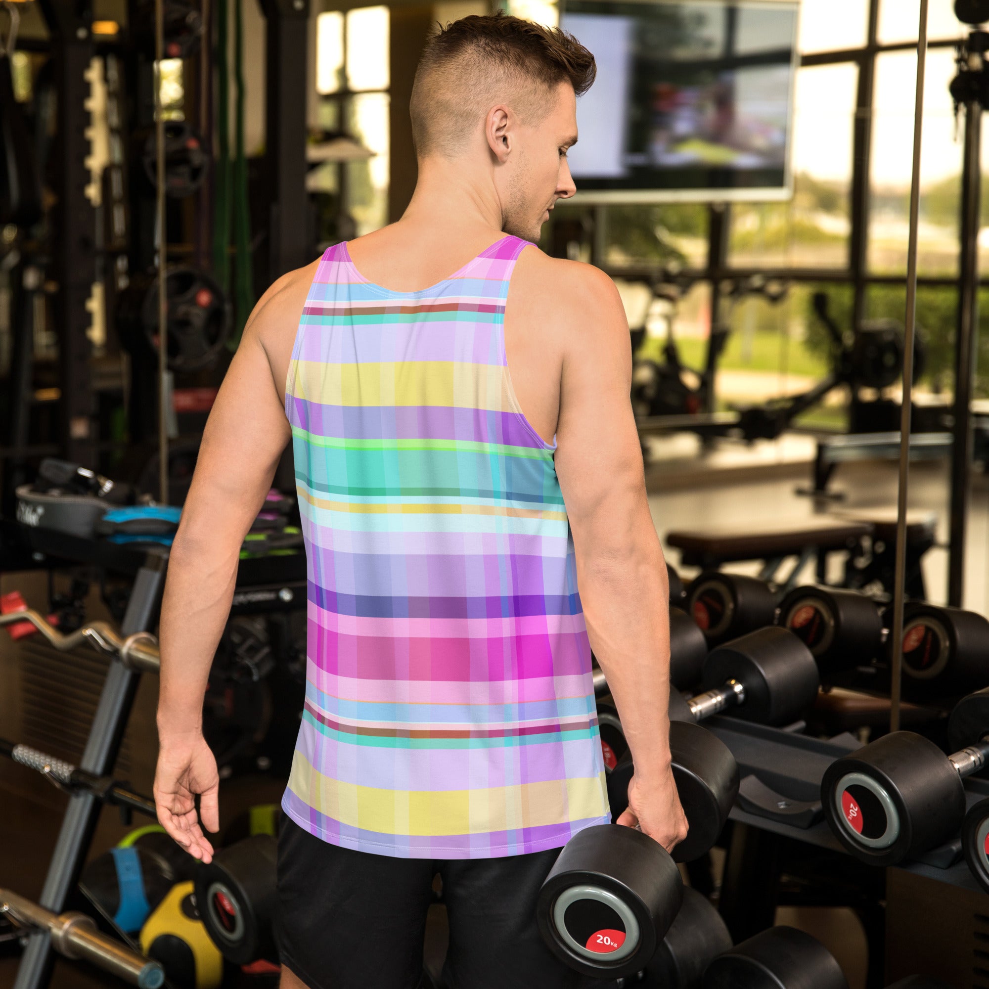 Embrace the joy of celebration with this unique Fiesta Fiesta Men's Tank Top, crafted for comfort and style.