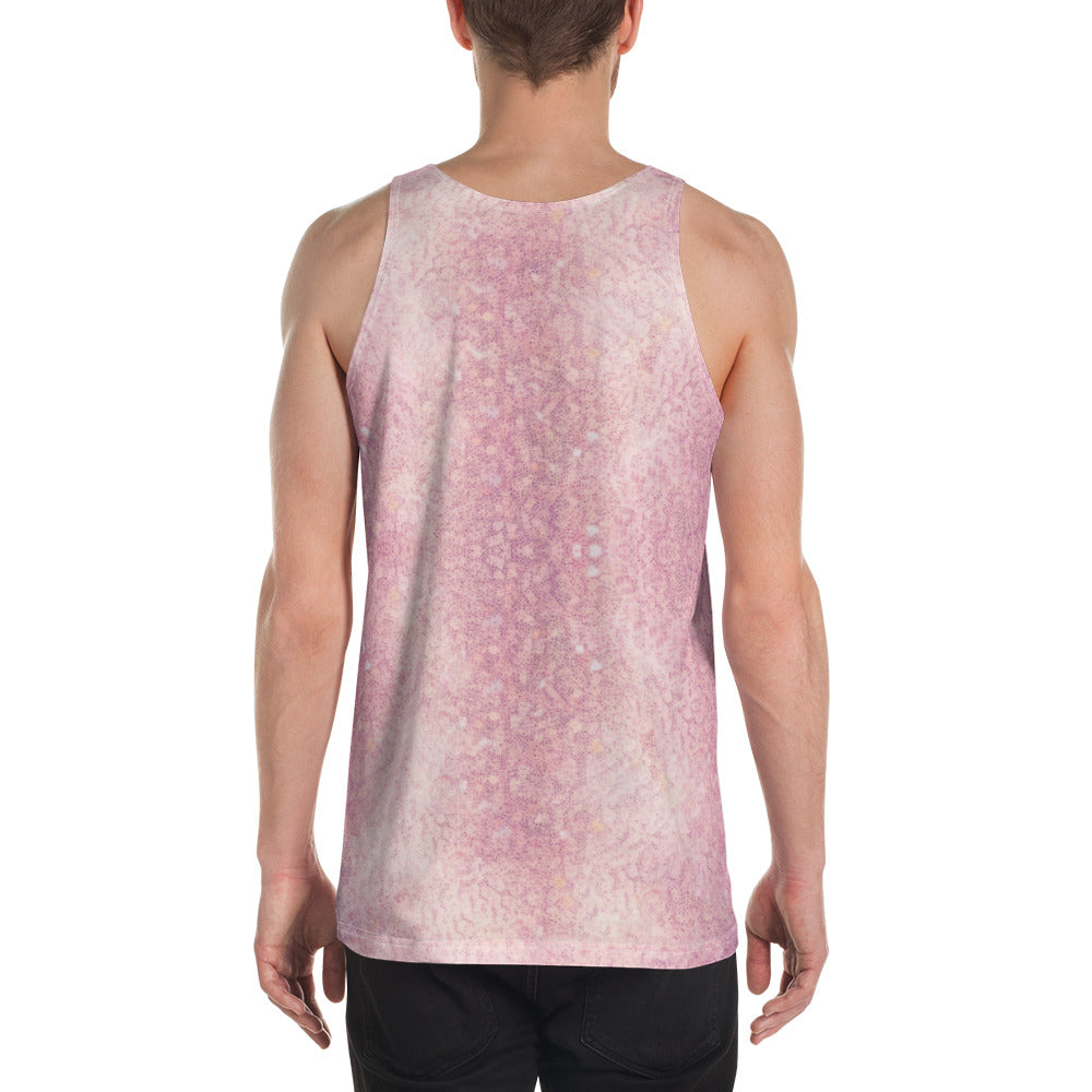 Men's Sleeveless Shirt with Roaring Lion Graphic - Front View