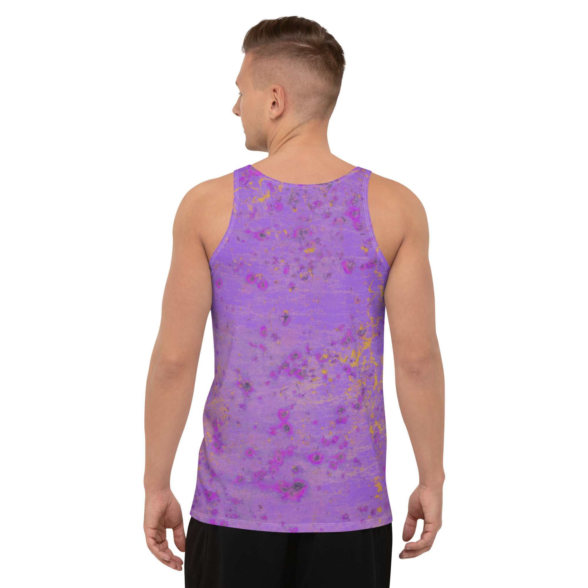 Colorful Texture Men's Tank Top for a Bold Fashion Statement