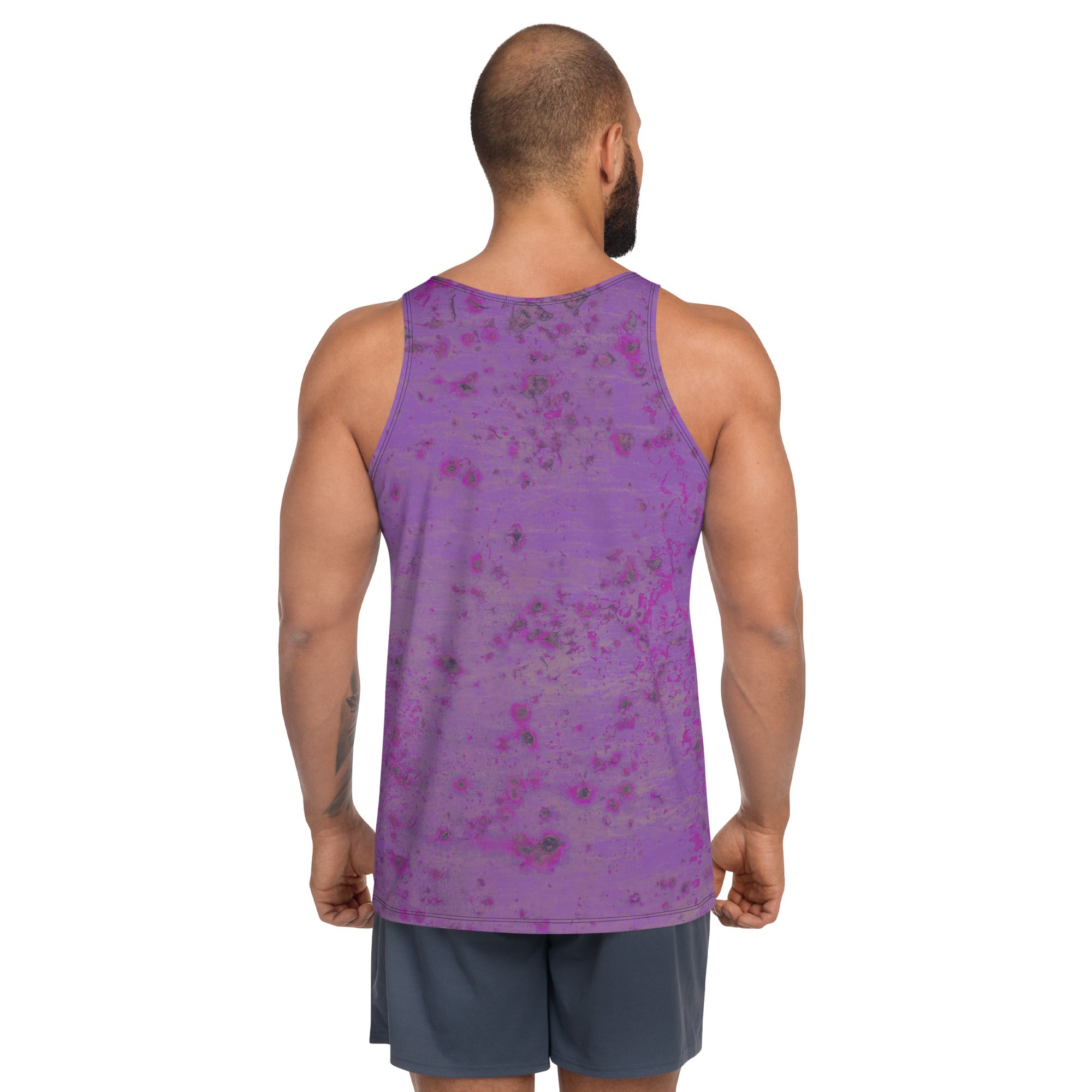 Men's Tank Top with Cosmic Galaxy Print