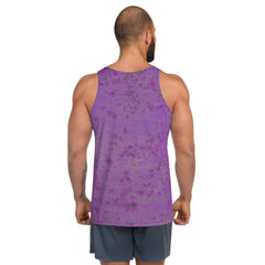 Men's Tank Top with Cosmic Galaxy Print