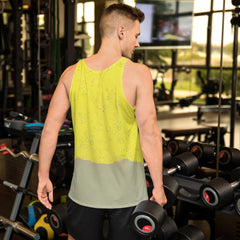 Ethereal Blooms Men's Tank Top back view