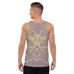 Meadow Melody Men's Tank Top Fabric Detail