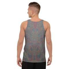 Floral Freedom Men's Tank Top Lifestyle Shot