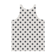 Comfortable men's tank top with lunar print.