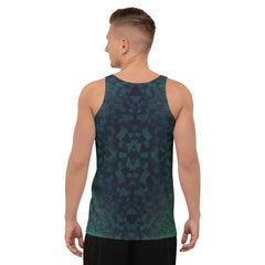 Cosmic Elegance Men's Tank Top - Back View