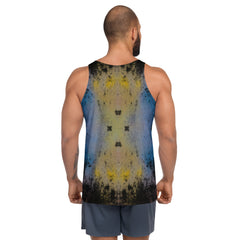 Breathable and stylish Infinite Odyssey Men's Tank Top side profile