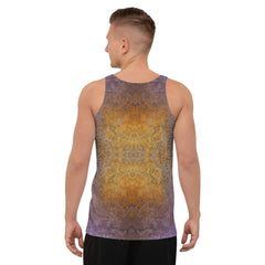 Beyond Horizon Men's Tank Top - Minimalist Abstract Design